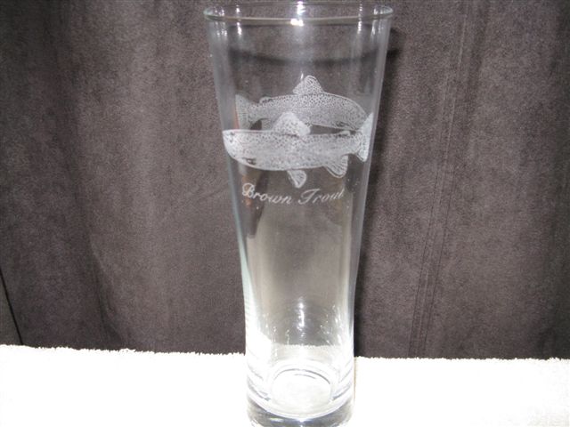 Brown Trout Beer Glass