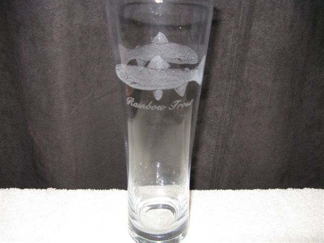 Rainbow Trout Beer Glass