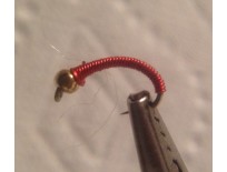 San Juan Worm Red Wire Bead Head